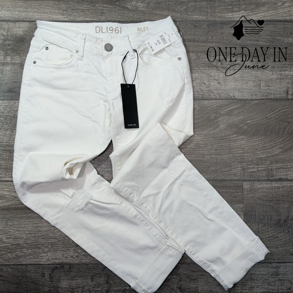 DL1961 Riley Boyfriend Jeans Size 00 (24)